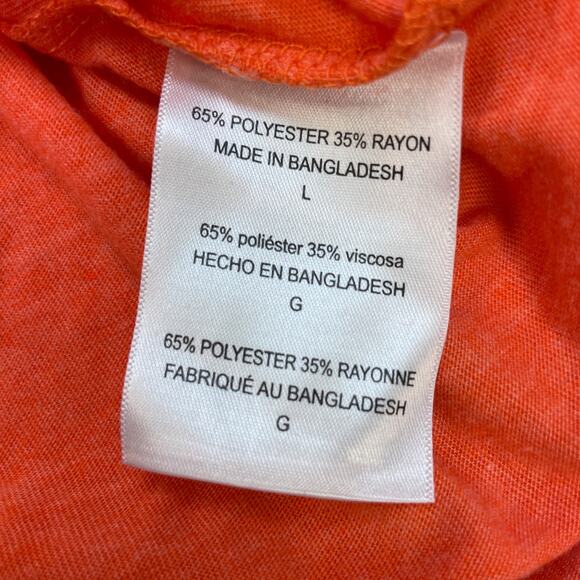 Rivalry Threads 91 Women's NCAA Clemson Tigers Orange Short Sleeve T Shirt L - Picture 5 of 5